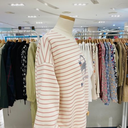 단 와이드 표범 티셔츠