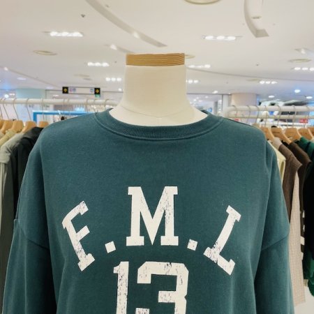 끈 맨투맨 티셔츠