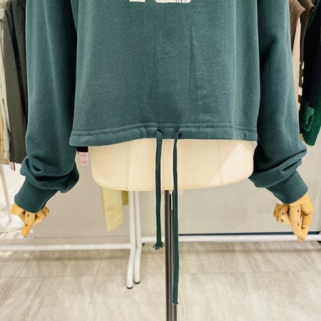 끈 맨투맨 티셔츠