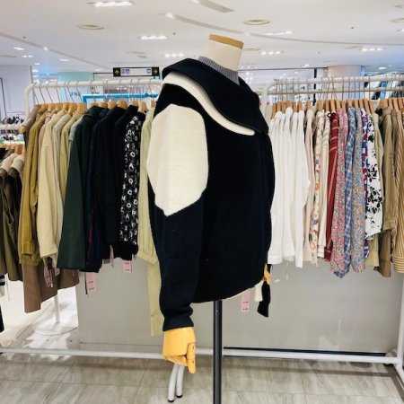 더블 세일러 카라 집업 점퍼