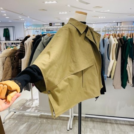 케이프 바바리 자켓