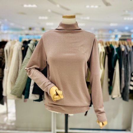 B자수 제나 폴라티셔츠