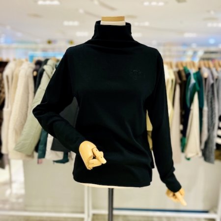 B자수 제나 폴라티셔츠