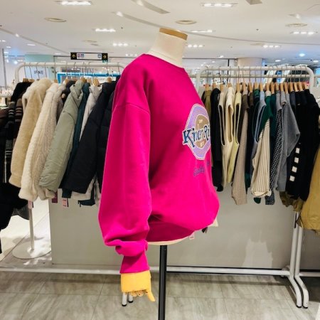 킨더 기모 맨투맨