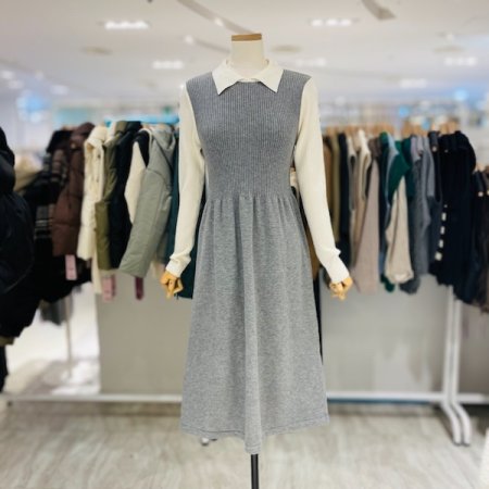 셋트 카라 원피스