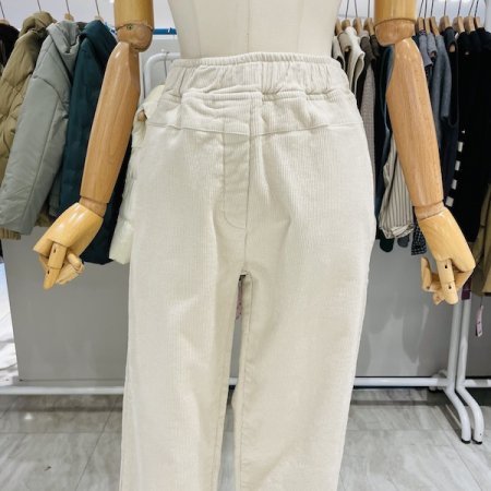 골덴 올 밴딩 배기팬츠