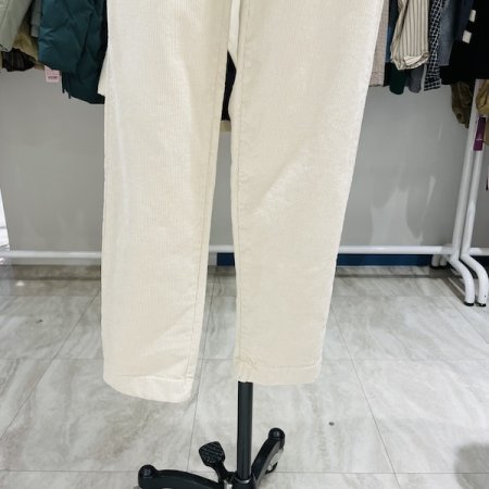 골덴 올 밴딩 배기팬츠