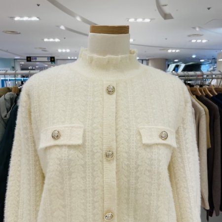 샤멜 반목 니트