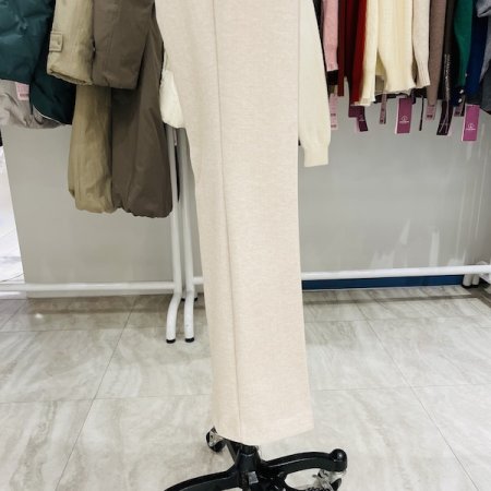 올밴딩 기모 헤링본 팬츠