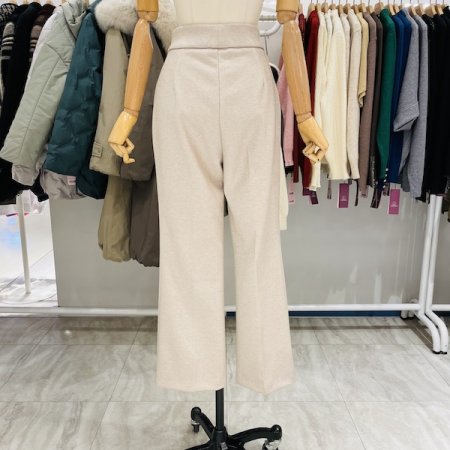 올밴딩 기모 헤링본 팬츠