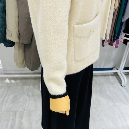 금사 날개사 짜임 자켓