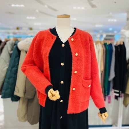 금사 날개사 짜임 자켓