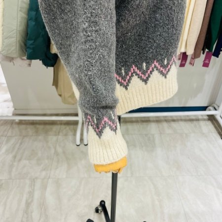 하트 노르딕 니트