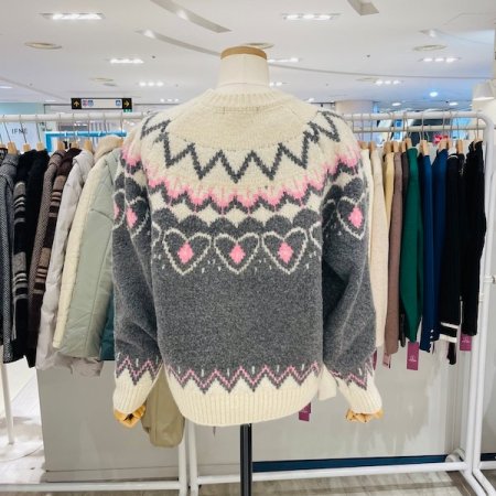 하트 노르딕 니트