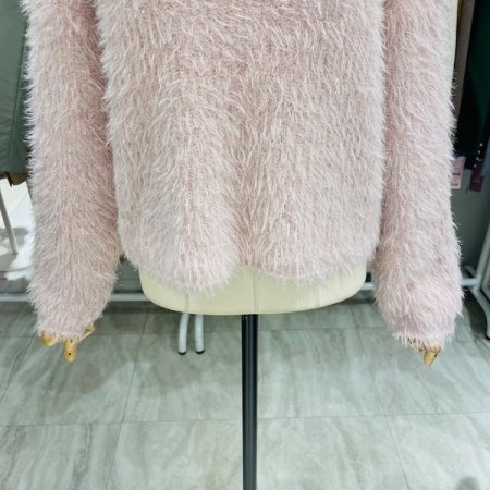 샤인 브이넥 니트