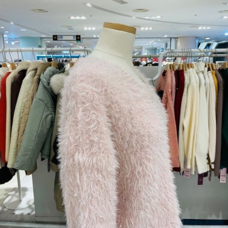 샤인 브이넥 니트