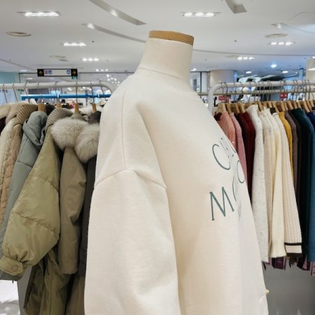 레이어드 기모 맨투맨