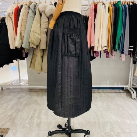 큐티 포켓 패딩 스커트