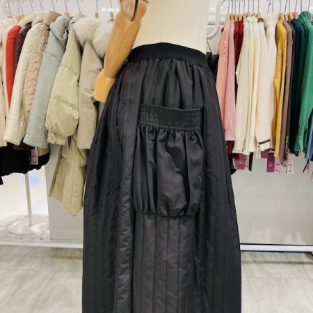 큐티 포켓 패딩 스커트