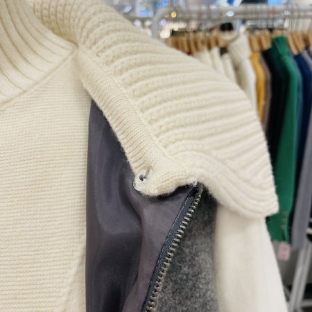 모직 니트 카라 베스트