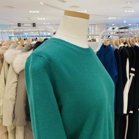 절개 포인트 슬릿 니트