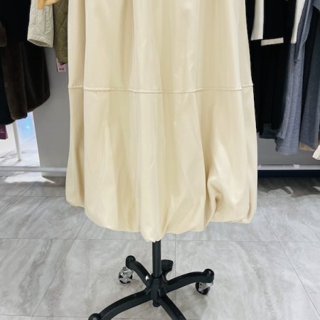 올 밴딩 롱 스커트