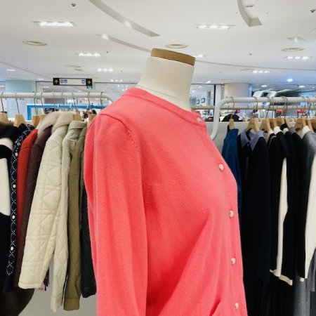 포켓 단추 가디건