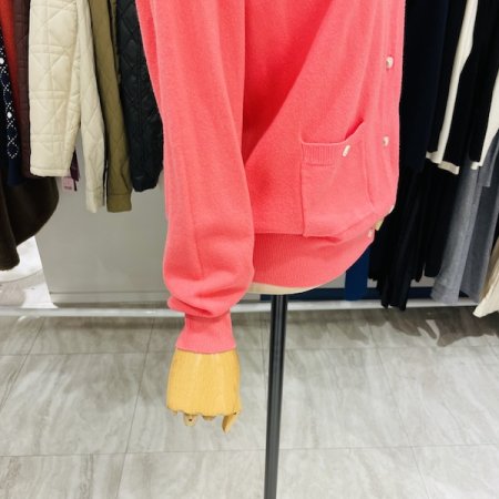 포켓 단추 가디건