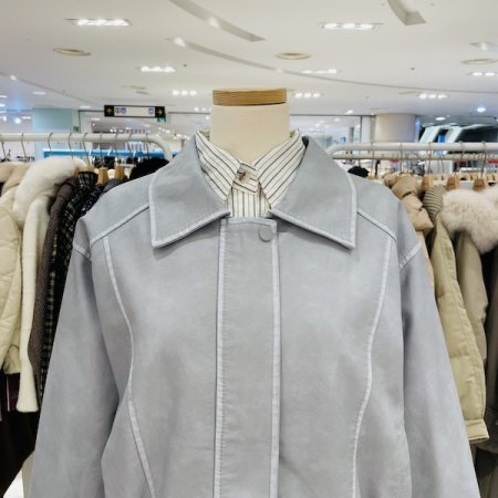 카라 빈티지 가죽 점퍼