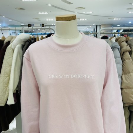 밑단 배색 밴드 맨투맨