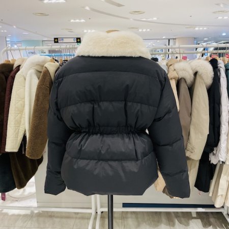 털카라 숏패딩