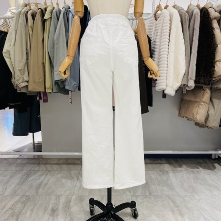 올밴딩 면 부츠컷팬츠