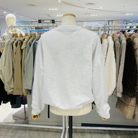 밑단 끈 블링 티셔츠