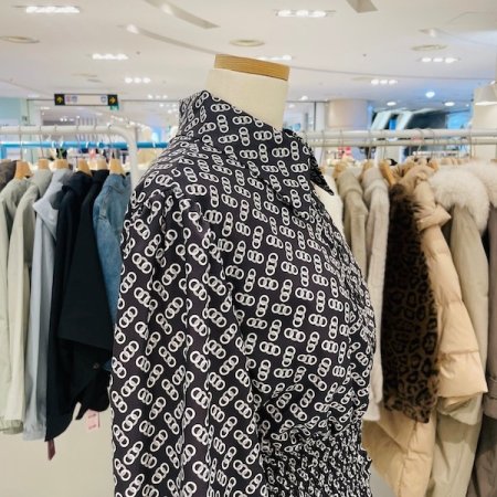 밑단 셔링 밴딩 숏 블라우스