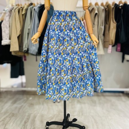 나무 밴딩 스커트