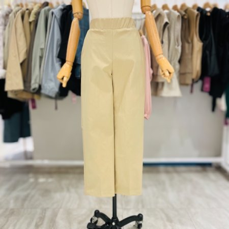 밴 밴딩 면 배기 팬츠