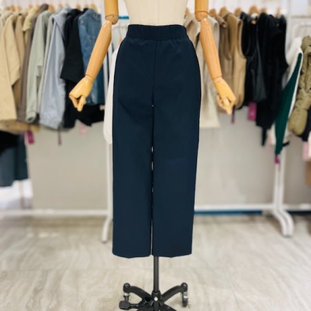 밴 밴딩 면 배기 팬츠