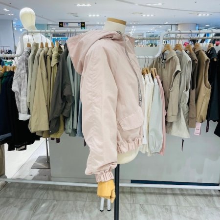 후드 단추 포인트 점퍼