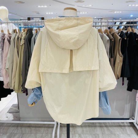 후드 케이프 점퍼