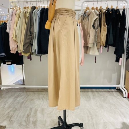 맞주름 허리 포인트 치마바지