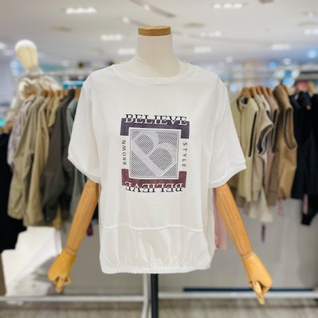 빌리브 라운드 티셔츠