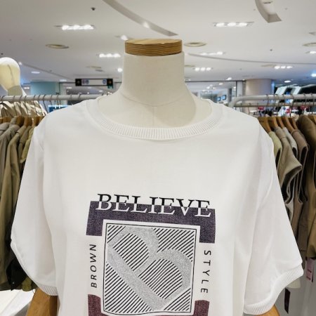 빌리브 라운드 티셔츠