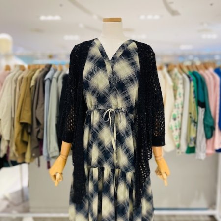 밑단 묶음 펑크 가디건