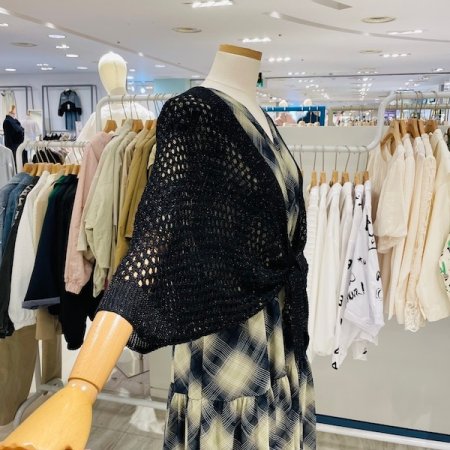 밑단 묶음 펑크 가디건