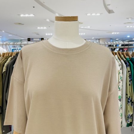 스트링 골지 티셔츠