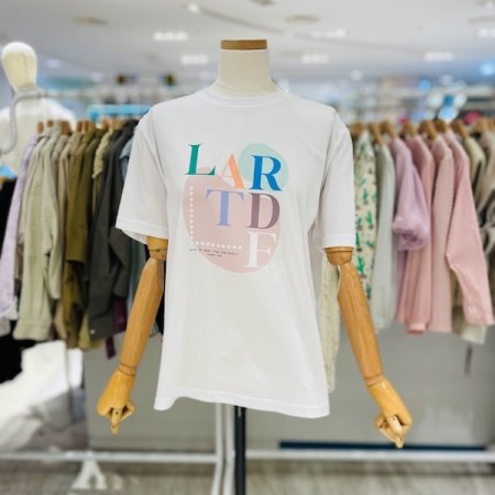 라라 나염 티셔츠