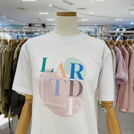 라라 나염 티셔츠