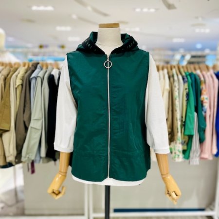 뉴 밴드 후드 베스트