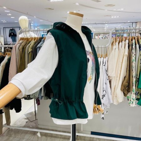 뉴 밴드 후드 베스트