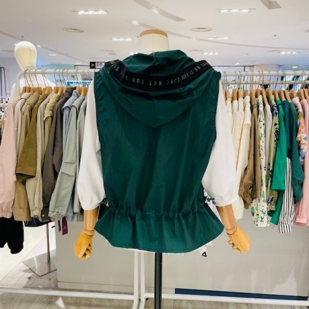 뉴 밴드 후드 베스트